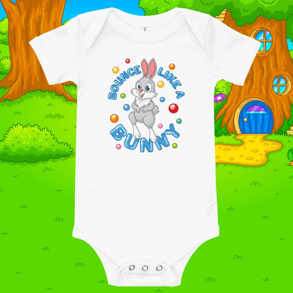 "Bounce Like a Bunny" Onesie  (3 - 24 months) Bounce Patrol