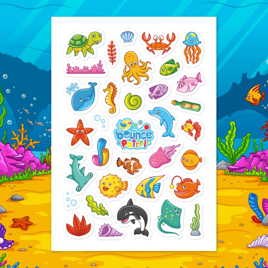 Ocean Sticker Sheet Bounce Patrol