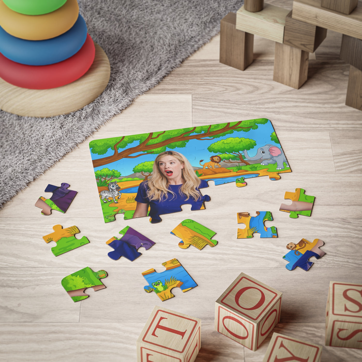 Rachel's Animal Search Puzzle! 30 piece puzzle