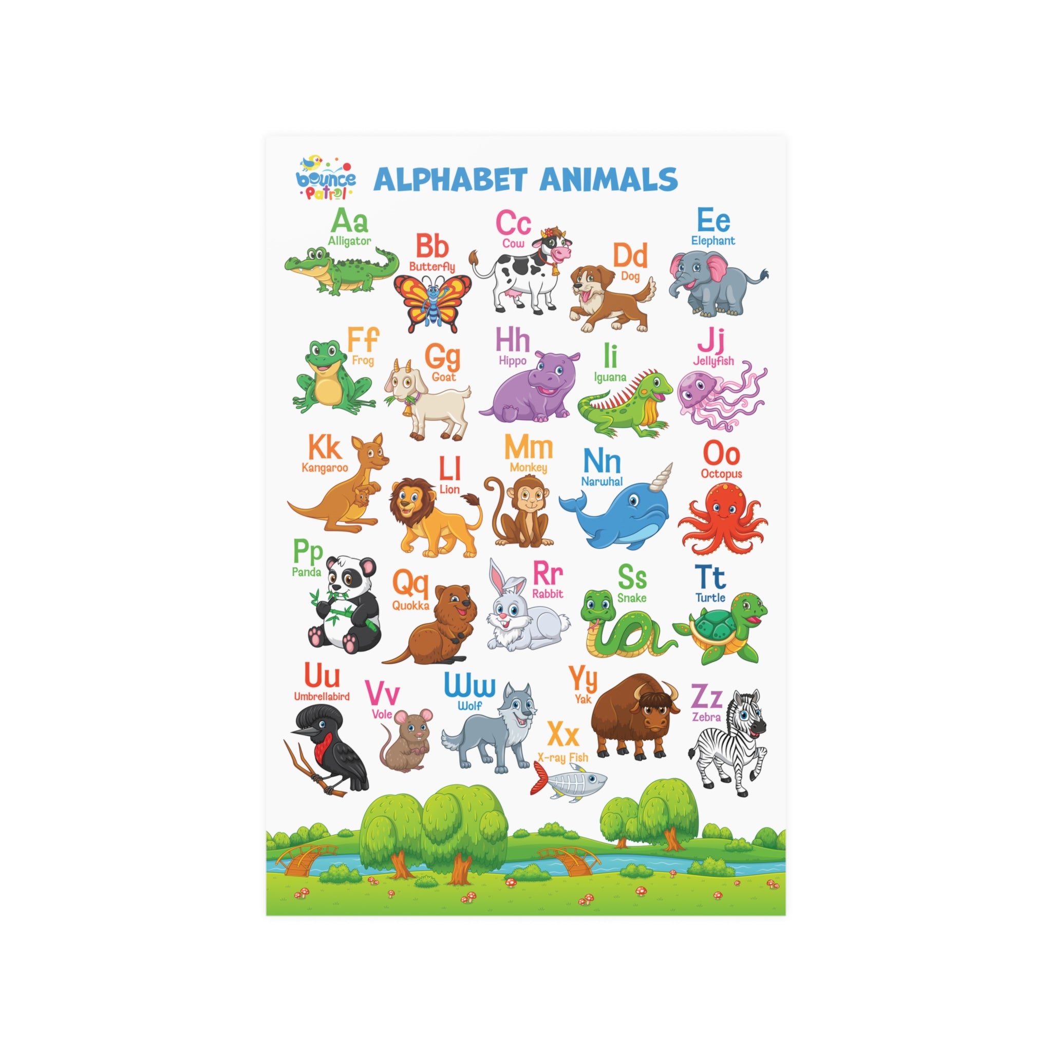 Alphabet Animal Poster