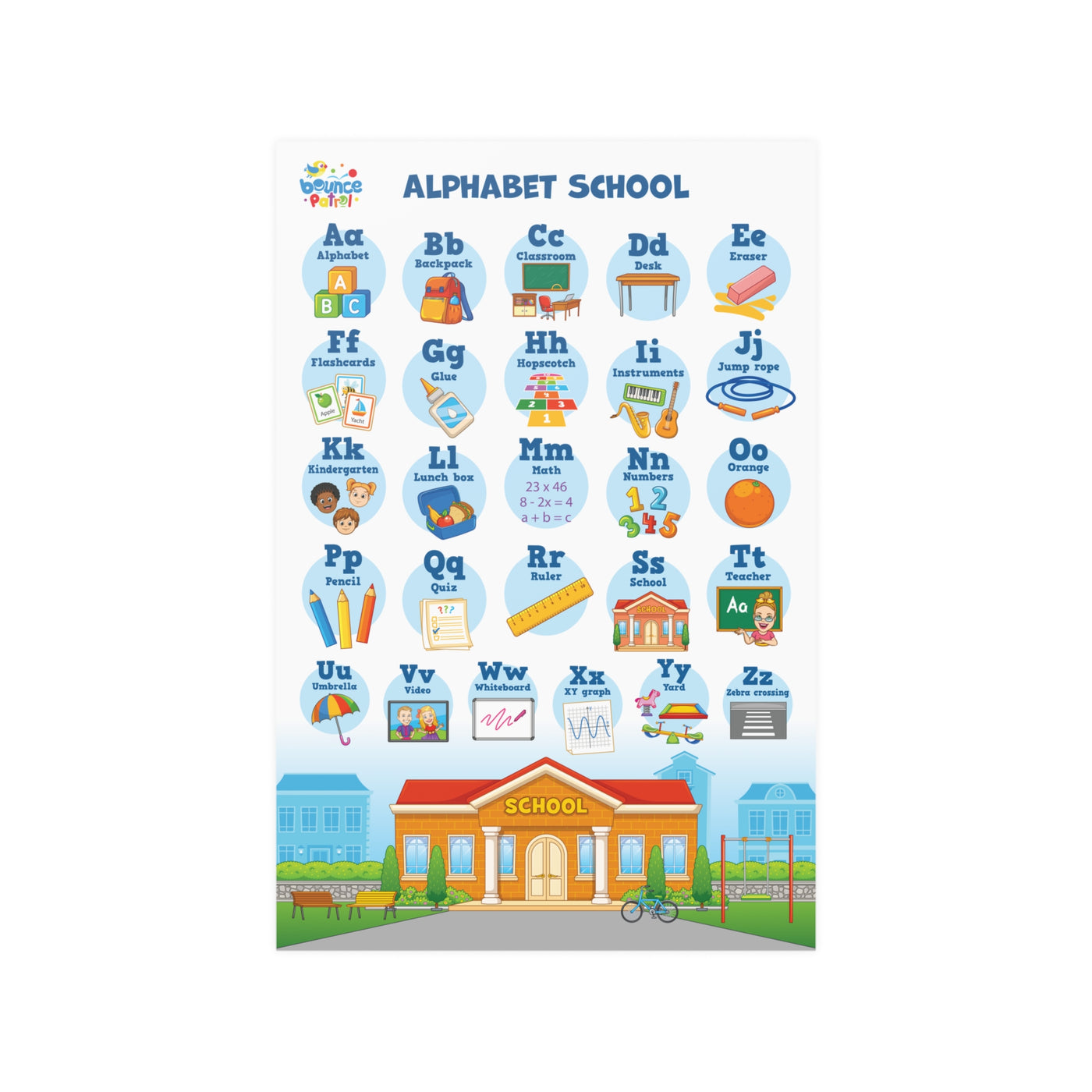 Alphabet School Poster