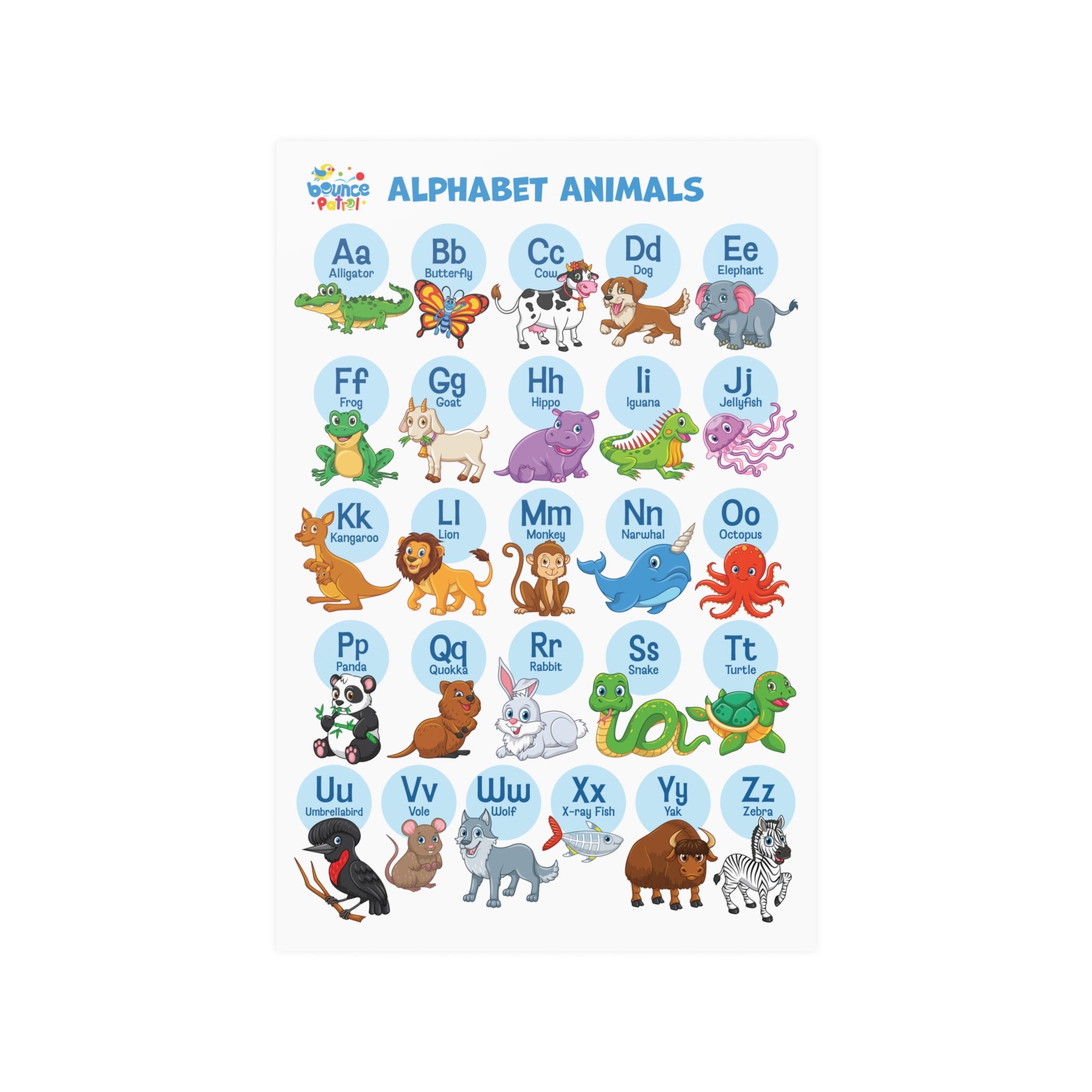 Alphabet Animal Poster