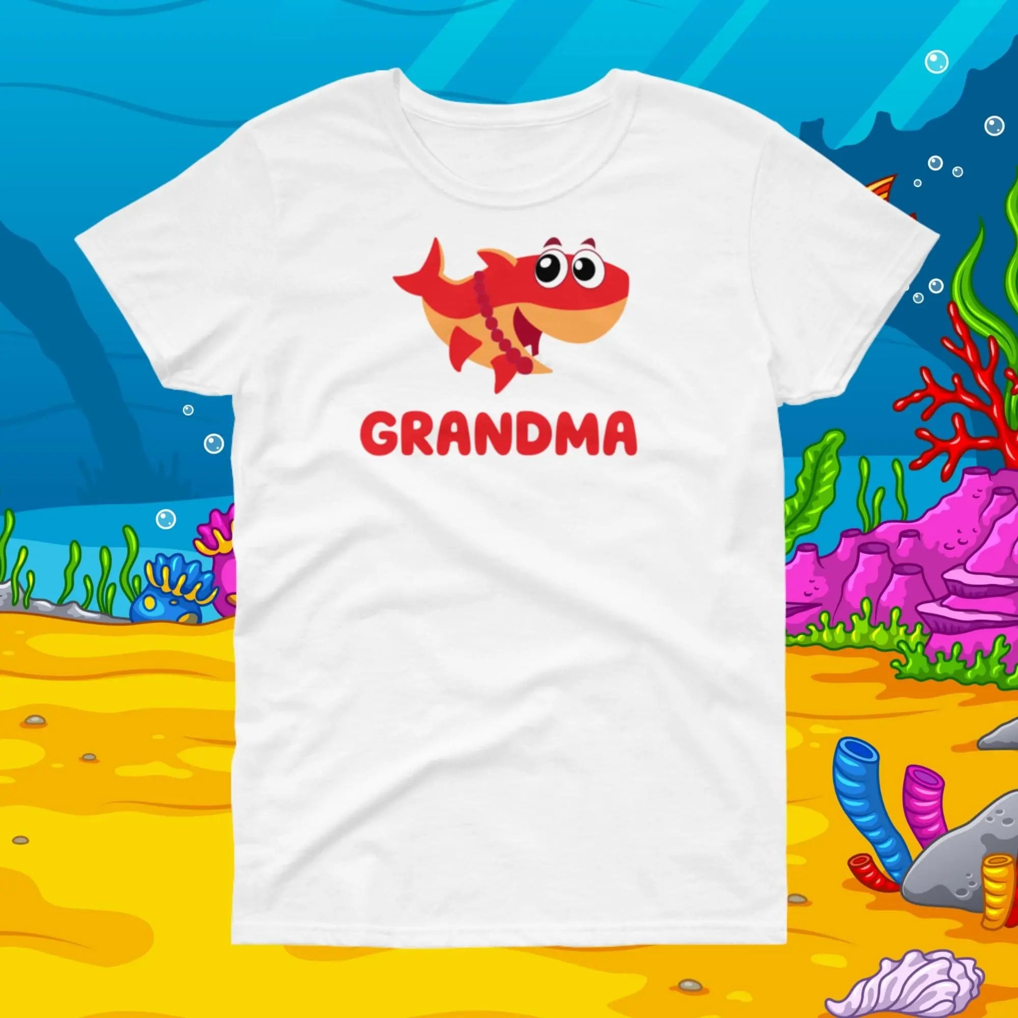 Customisable Grandma Shark Women's T-Shirt – Bounce Patrol