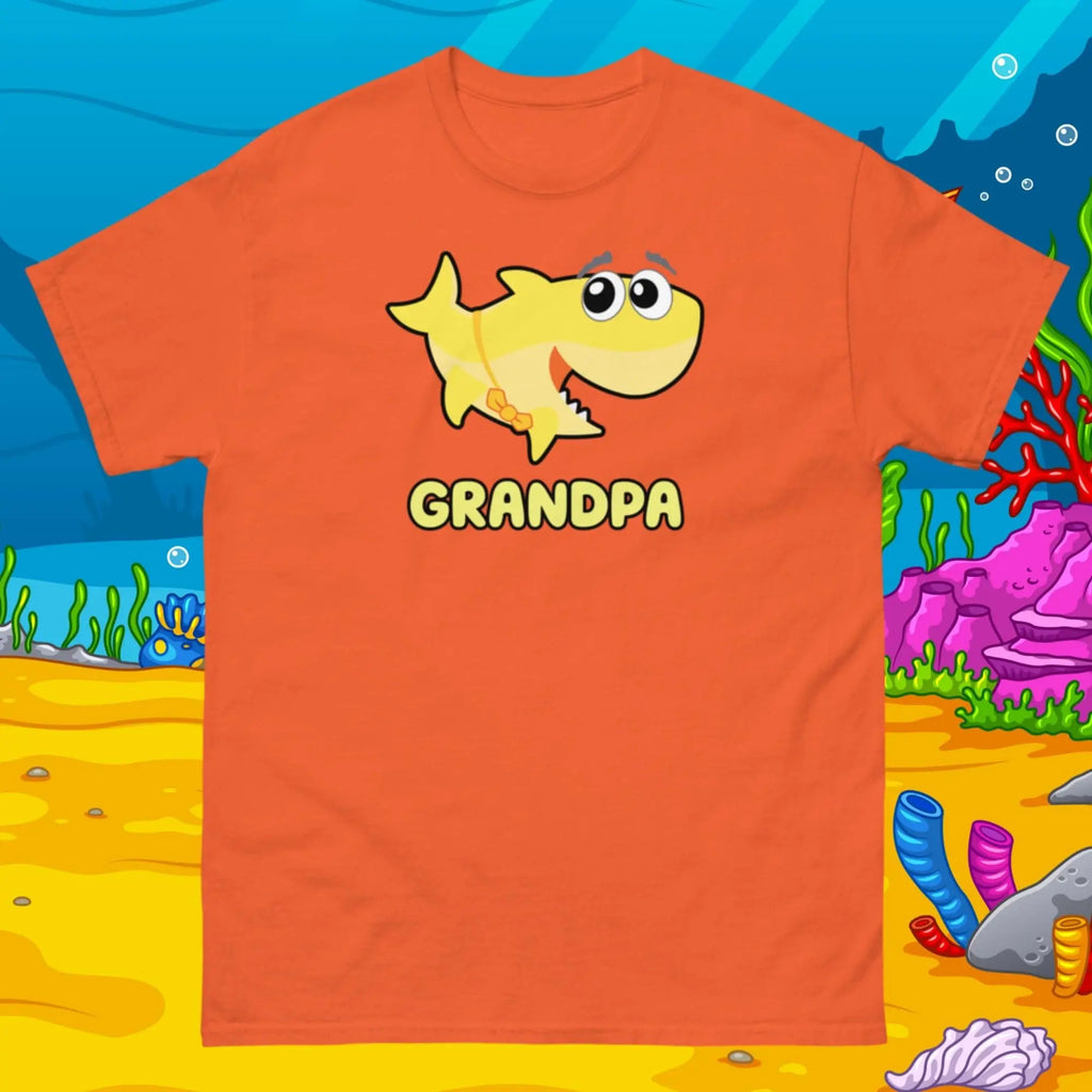 Customisable "Grandpa" Shark T-Shirt Bounce Patrol