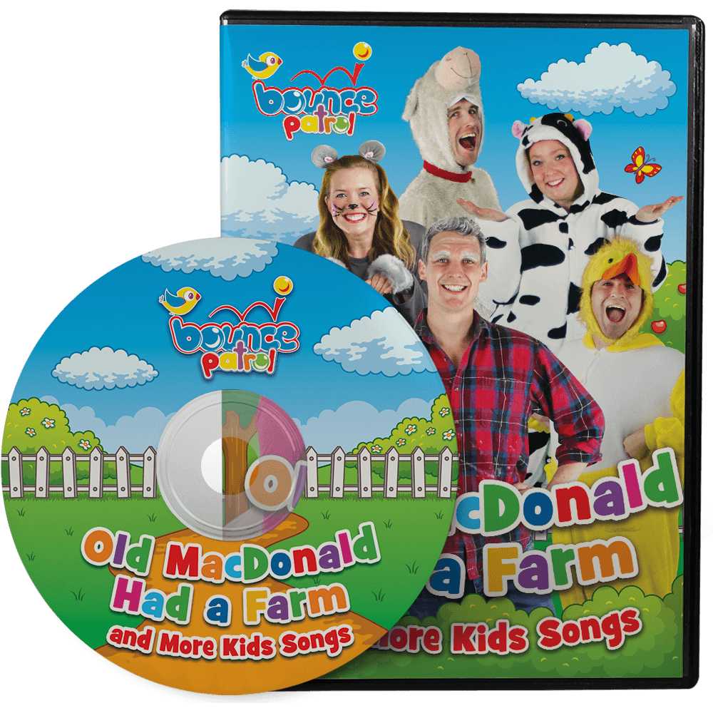 Old MacDonald and More Kids Songs DVD Bounce Patrol